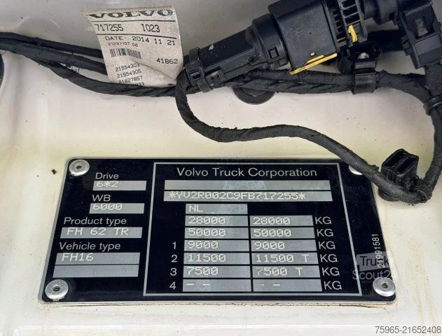 Camión frigorífico VOLVO FH 16.650 XL 6X2 FULL AIR FULL OPTIONS SIDE DOOR