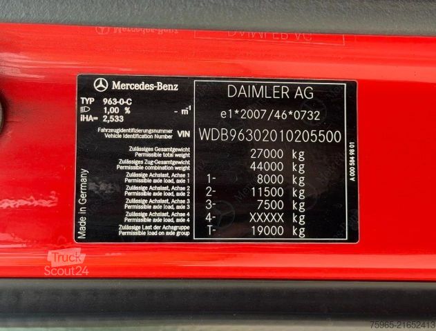 Camión frigorífico MERCEDES-BENZ Actros 2642 HEIWO ISOLATED BOXES DOUBLE DOORS TR