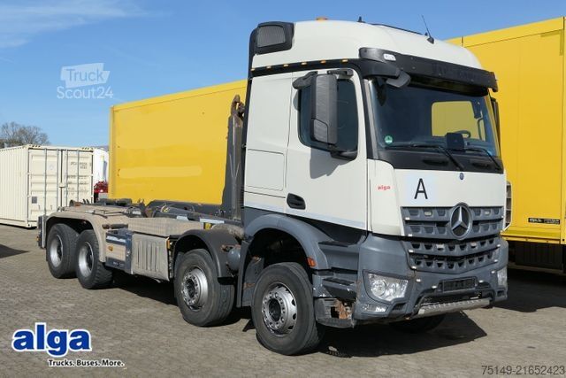 Camion benne à bras amovible MERCEDES-BENZ 4145 K Arocs 8x4, Meiller RK30.70K, Funk, 285tkm