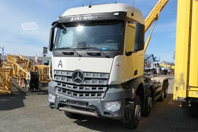 Camion benne à bras amovible MERCEDES-BENZ 4145 K Arocs 8x4, Meiller RK30.70K, Funk, 285tkm