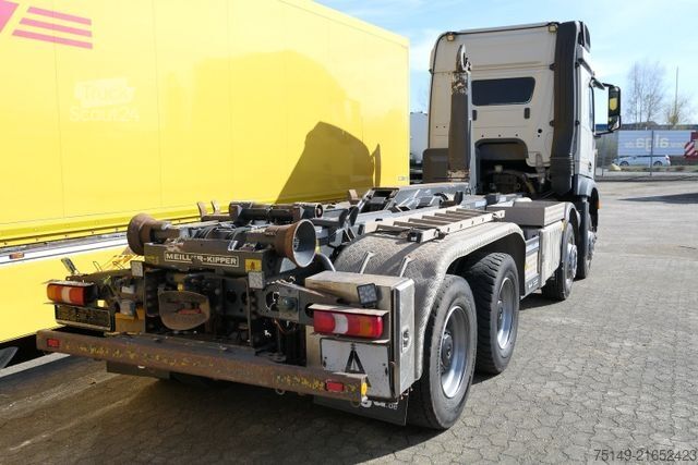 Camion benne à bras amovible MERCEDES-BENZ 4145 K Arocs 8x4, Meiller RK30.70K, Funk, 285tkm
