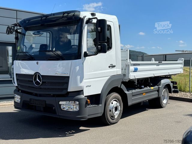 Treveis tippbil MERCEDES-BENZ ATEGO 818 / 2 x AHK / ORIGINAL KM !
