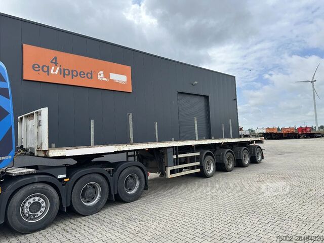 Remorque à plate-forme Nooteboom OVB-73-04, 73 tons 4-axle Ballast trailer, 3 hy...
