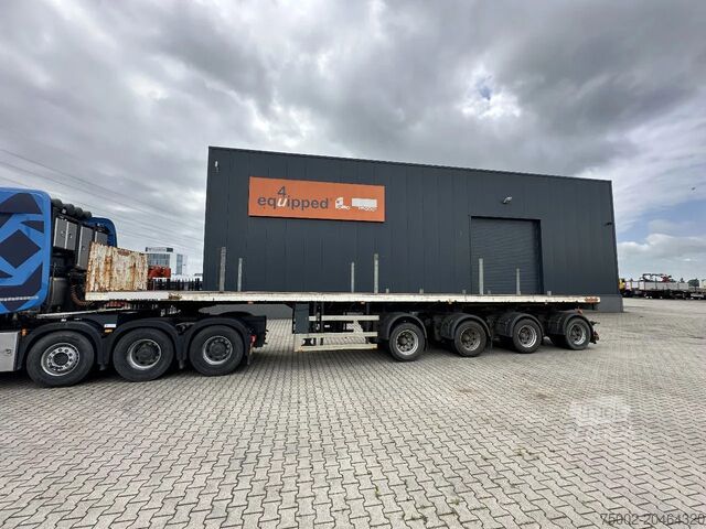 Remorque à plate-forme Nooteboom OVB-73-04, 73 tons 4-axle Ballast trailer, 3 hy...