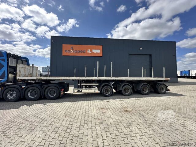 Remorque à plate-forme Nooteboom OVB-73-04, 73 tons Ballast trailer, 4 axles, 3 ...
