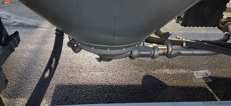 Silo yarı römork Feldbinder EUT 40.3 Liftachse, Scheibenbremse Topzustand | einsatzbereit