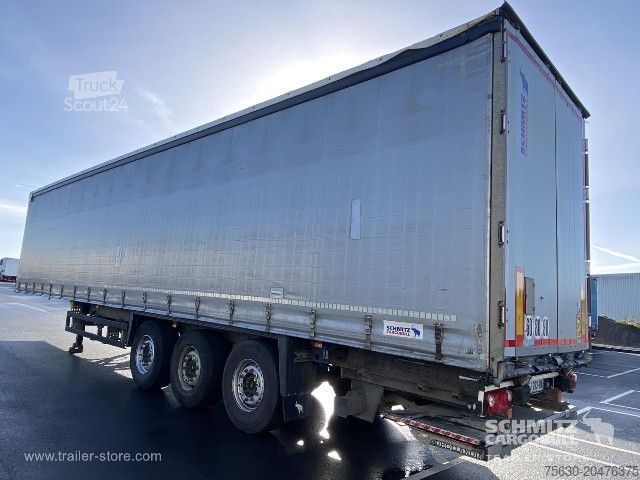 Semi-remorque bâchée Schmitz Cargobull Semitrailer Curtainsider Standard Hayon