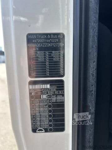 Standartinis vilkikas MAN TGX 18.460 XLX INTARDER,  STANDKLIMA
