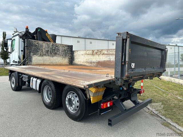 Γερανός τοποθετημένος σε φορτηγό MERCEDES-BENZ Arocs 2545 Kipper/Kran/6x4-4/Lenkachse/128 tkm