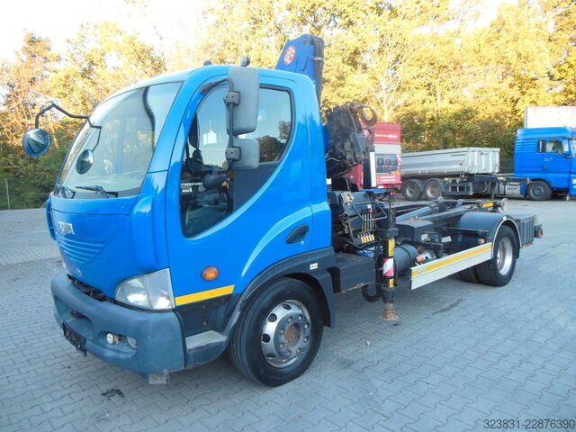 Camion scarrabile AVIA D120-210,CUMMINS,KRAN PM9023,ABROLLKIPPER