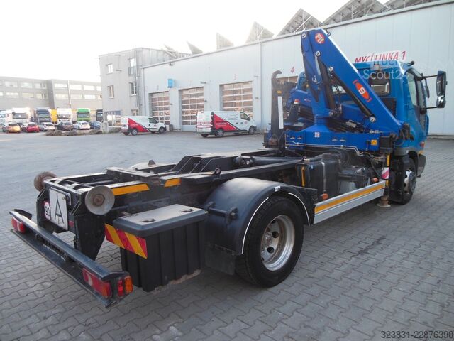 Camion scarrabile AVIA D120-210,CUMMINS,KRAN PM9023,ABROLLKIPPER