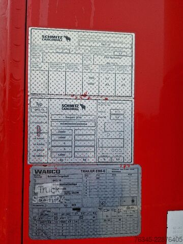 Ψυκτικός ημιρυμουλκούμενος SCHMITZ CARGOBULL Kühlkoffer SKO10 LBW Bär 2 t Carrier Max. 1300