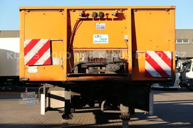 Zema profila puspiekabe  Schaub Tieflader Maschinen- / Fahrzeugtransporte