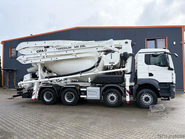 Črpalka za beton MAN TGS 41.470 8x4 EURO6 POMPOGRUSZKA CIFA MAGNUM M...