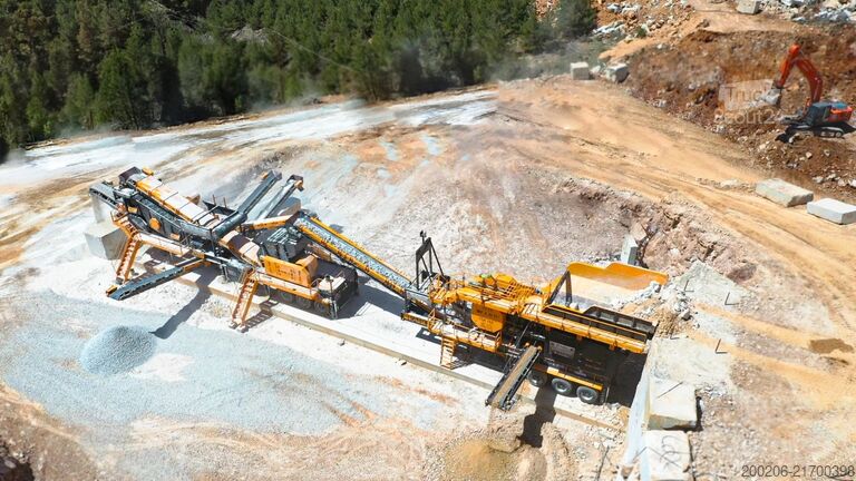 Installation de concassage mobile FABO MCK-110 Mobile Crushing Plant