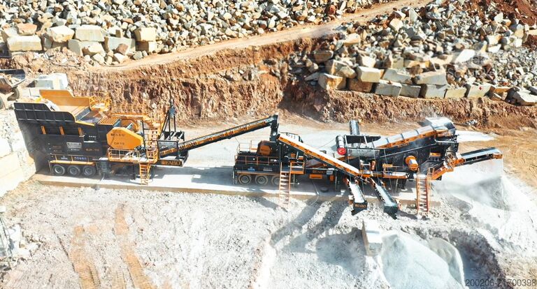 Installation de concassage mobile FABO MCK-110 Mobile Crushing Plant