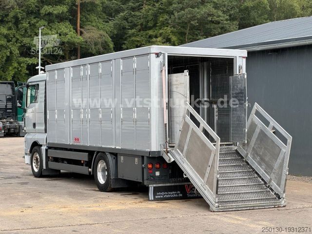 Скотовоз MAN TGX 18.400 Retarder Voll/Luft KA-BA 1.Stock ALU