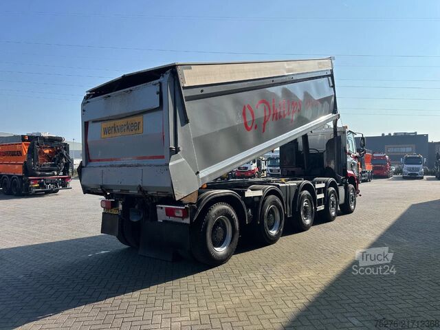 Tipper Ginaf X6 5250 CSE 10x4 Hyva kipper 28 m3 Euro 6