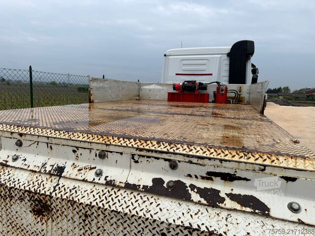 Polpriklopnik z nizkim ležiščem za prevoz gradbenih strojev CTC ZA90SRT47 Tieflader 11.87m+hydr. Rampen