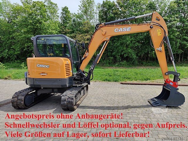 Miniescavatrice Case CX60C NEU / Herstellergarantie