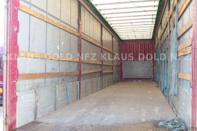 Semirremolque abierto con toldo KRONE SD Pritsche Plane XL MegaLiner Edscha Bordwände