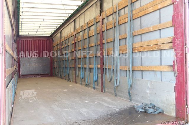 Semirremolque abierto con toldo KRONE SD Pritsche Plane XL MegaLiner Edscha Bordwände