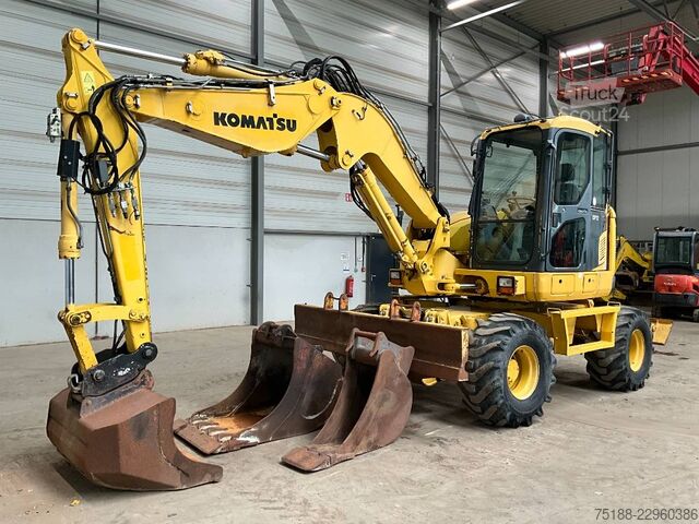 Mobiele graafmachine Komatsu PW 118 MR-8