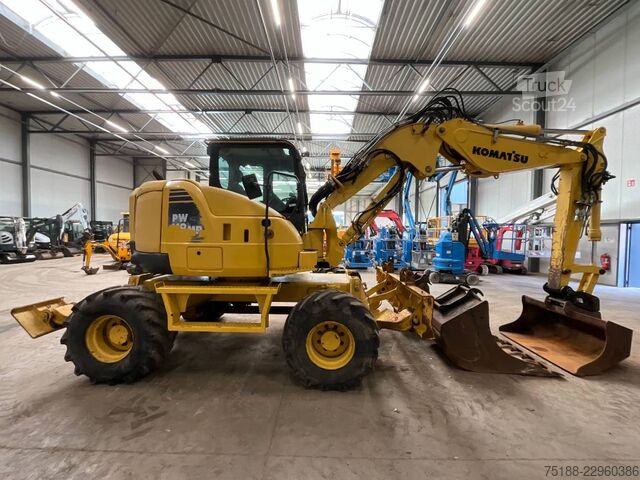 Mobiele graafmachine Komatsu PW 118 MR-8