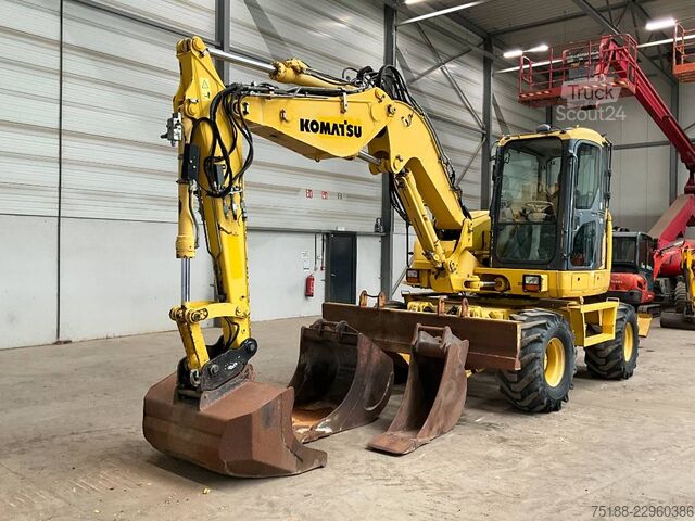 Mobiele graafmachine Komatsu PW 118 MR-8
