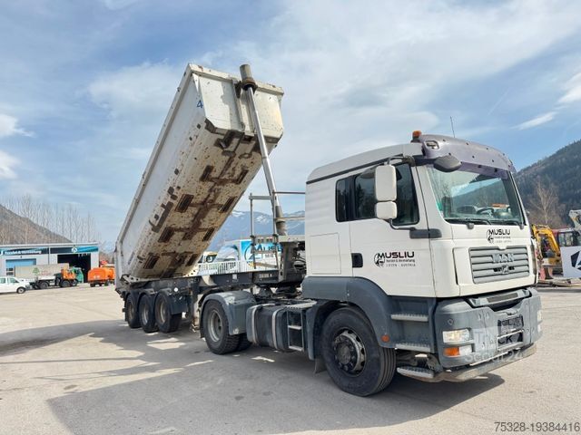 Standartinis traktoriaus blokas MAN TGA 18.400 18.400 mit Auflieger Schmitz 24m³