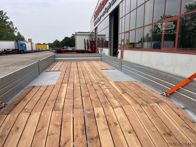 Lågbyggd trailer Möslein TTT 11- 7,28  Neuer Tandemtieflader, 7,28 m Ladefläche