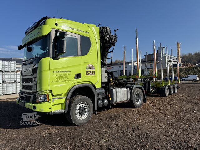 Kamion sa drvetom Scania R500 4x4 Epsilon M12Z105 2022