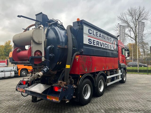 Véhicule aspirant MAN TGS 33.360 6x4 Wicom Vacüm and high pressure tr...