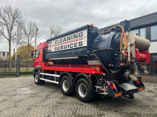 Véhicule aspirant MAN TGS 33.360 6x4 Wicom Vacüm and high pressure tr...