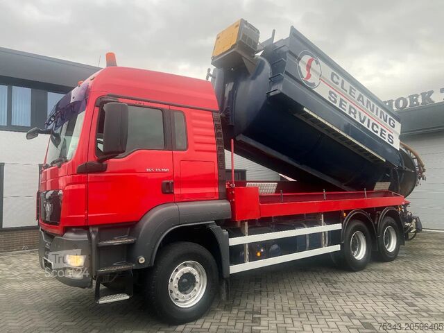 Véhicule aspirant MAN TGS 33.360 6x4 Wicom Vacüm and high pressure tr...