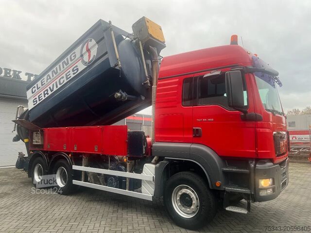 Véhicule aspirant MAN TGS 33.360 6x4 Wicom Vacüm and high pressure tr...