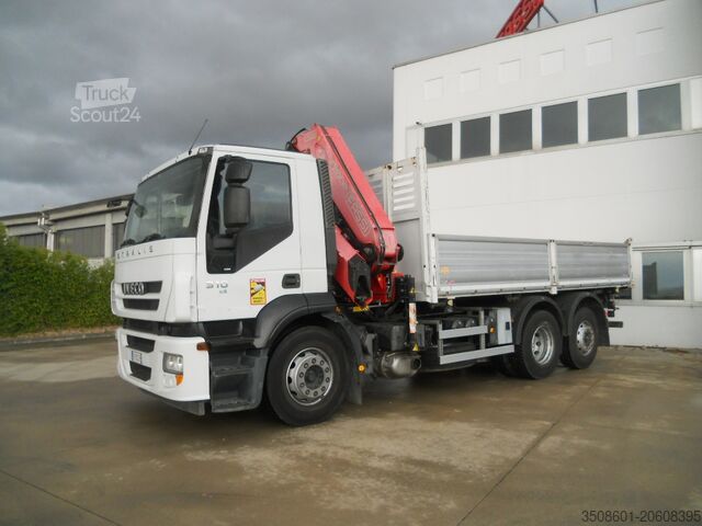 Grúa montada sobre camión + volquete Iveco Stralis AD260S310