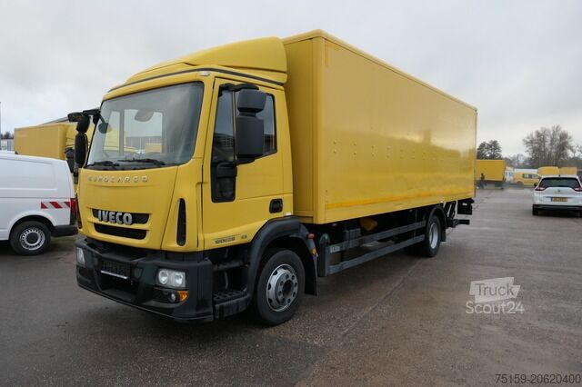 LKW mit Kofferaufbau iveco EuroCargo ML 120 E28/P AHK LBW Koffer 7,00x2,44x1,98