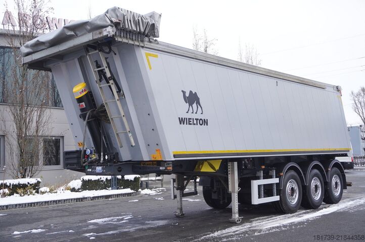 Pašizgāzēja puspiekabe Wielton NW-3 / weight 6.2 t / cap 38m3/ 50 units