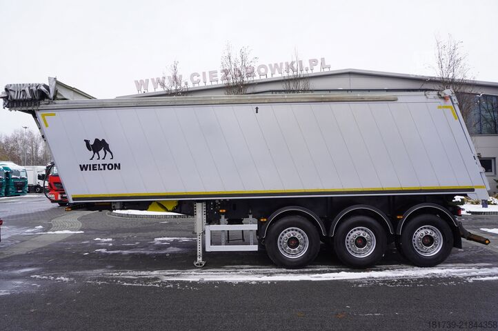 Pašizgāzēja puspiekabe Wielton NW-3 / weight 6.2 t / cap 38m3/ 50 units
