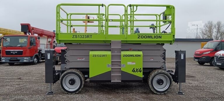 ножничный подъёмник Zoomlion ZS1323RT - 15m, 4x4, diesel