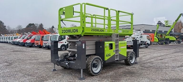ножничный подъёмник Zoomlion ZS1323RT - 15m, 4x4, diesel