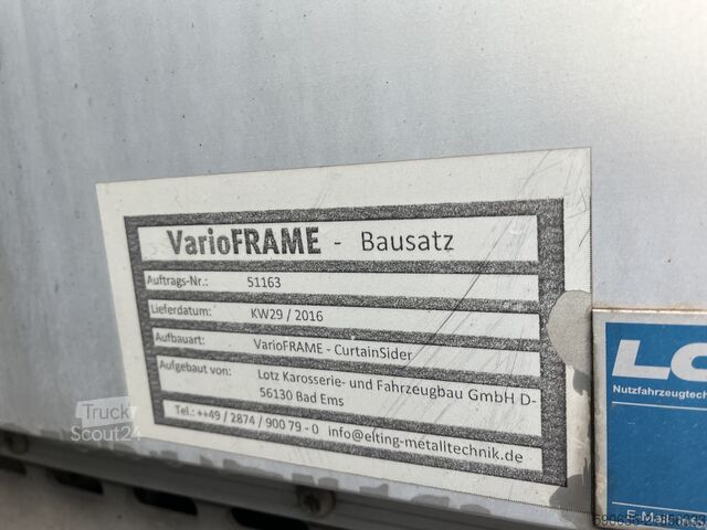 Flatbed truck with tarp Mercedes-Benz Antos 1827, Euro 6, Schiebeplanen-LKW