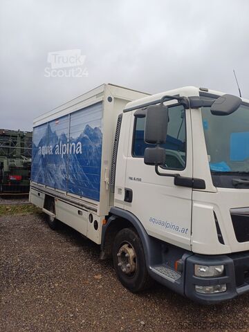 Sunkvežimis su gėrimų antstatu MAN TGL 8.150