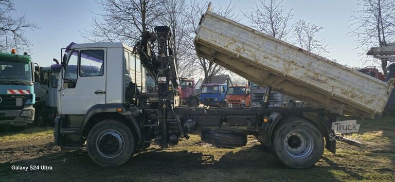 Самосвал с краном MAN TGM 18.220 4x2 3.S-Kipper mit Kran