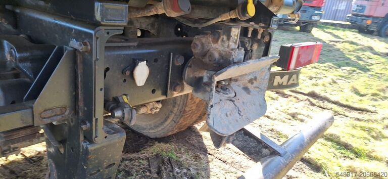 Самосвал с краном MAN TGM 18.220 4x2 3.S-Kipper mit Kran