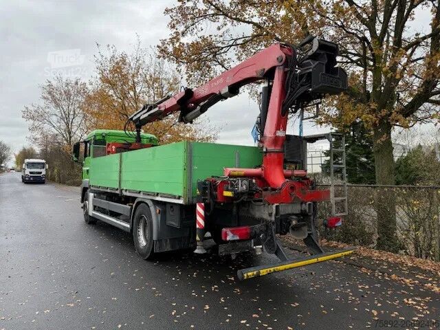 Plattformanhänger MAN TGS 18.360 Fassi F145AS22 Baustoff/Eu5