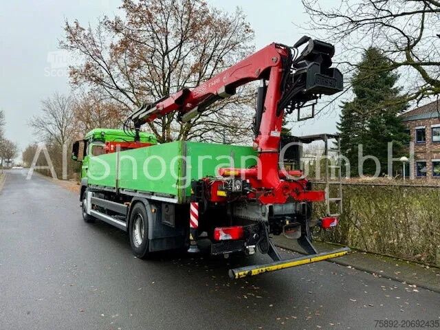 Plattformanhänger MAN TGS 18.360 Fassi F145AS22 Baustoff/Eu5