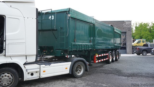 Semi-remorque silo FELDBINDER KTS 48.3K Kombiliner BPW-Achsen Silo Getreidekip