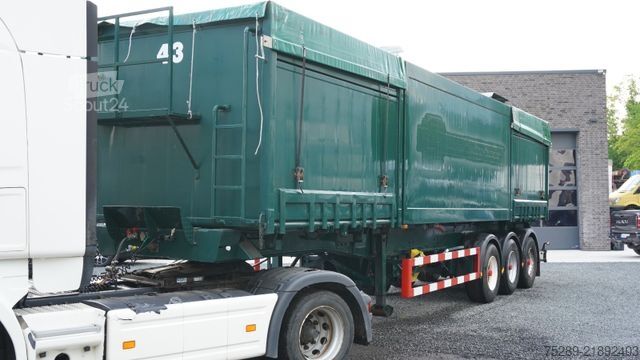 Semi-remorque benne FELDBINDER KTS 48.3K Kombiliner BPW-Achsen Silo Getreidekip